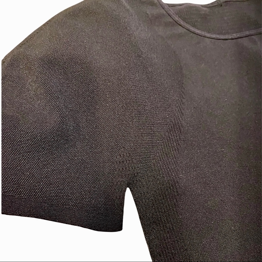 Black Nike Pro Elite 598186 Sz S/M Women's Training Seamless Cap-Sleeve Top/NWT - Picture 9 of 11